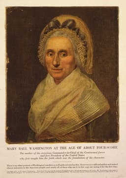 Portrait of Mary Ball Washington
